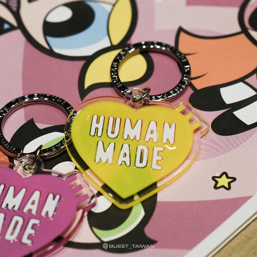 QUEST】現貨HUMAN MADE HEART KEYRING KEYCHAIN 鑰匙圈愛心吊飾