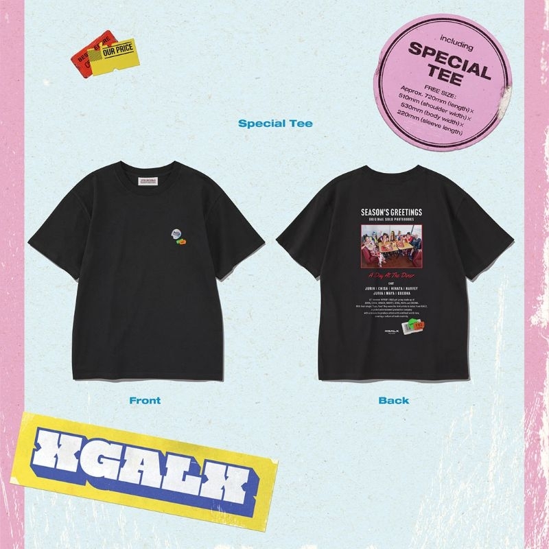 XG 2024 SEASON'S GREETINGS (Special Edition) 特殊版TEE短袖