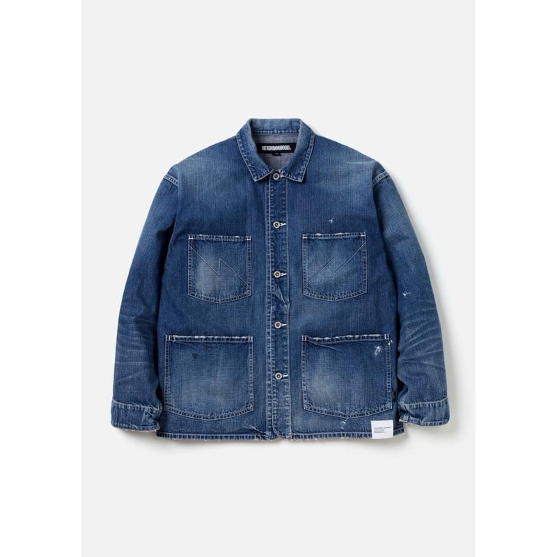NEIGHBORHOOD 24AW WASHED COVERALL JACKET