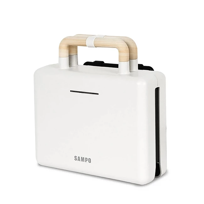 800W 大火力與日系木紋美學：聲寶 SAMPO TQ-B1981L 可換片點心機深度評測