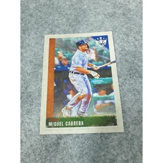 Lauren Taylor x Topps - Artist Autographed Miguel Cabrera Base Card