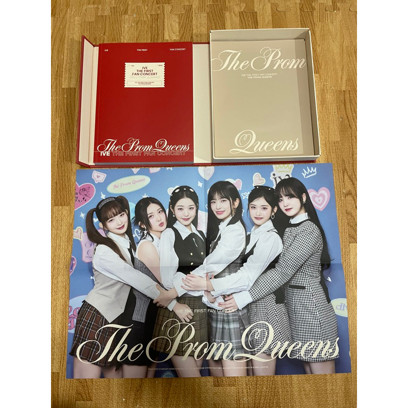 拆售IVE THE FIRST FAN CONCERT The Prom Queens KIT DVD 藍光小卡