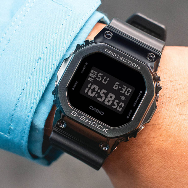 CASIO卡西歐 G-SHOCK 經典系列 GM-5600B-1_43.2mm | 蝦皮購物