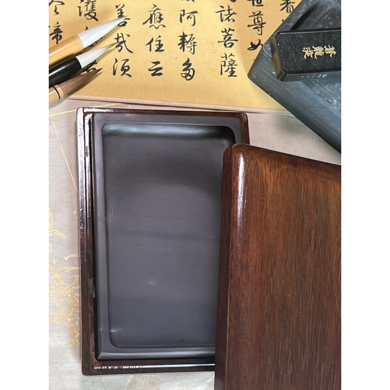 端硯 硯台 坑仔岩 素硯 淌池硯 | 蝦皮購物