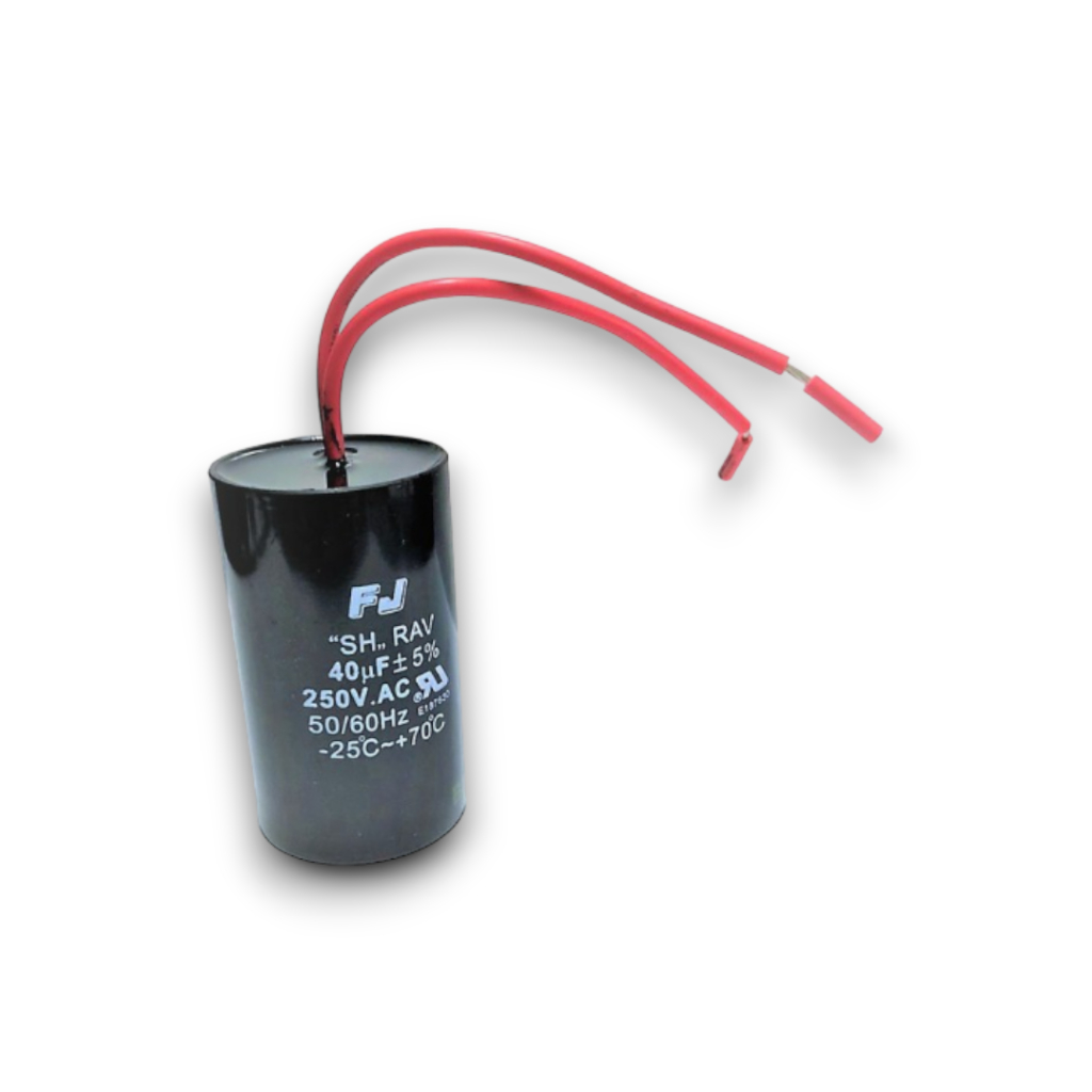 『正典UCHI電子』台灣製 啟動電容 40uF 250v 帶線式 AC110v 台灣出貨 | 蝦皮購物