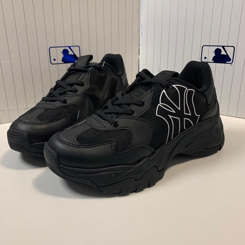 mlb 老爹鞋 NY隊 黑色 | 蝦皮購物