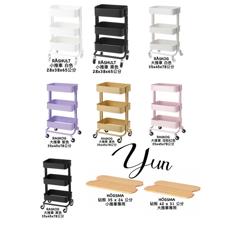 台中快速出貨 IKEA 代購 RASHULT/RASKOG 鋼質推車 手推車 蝦皮購物