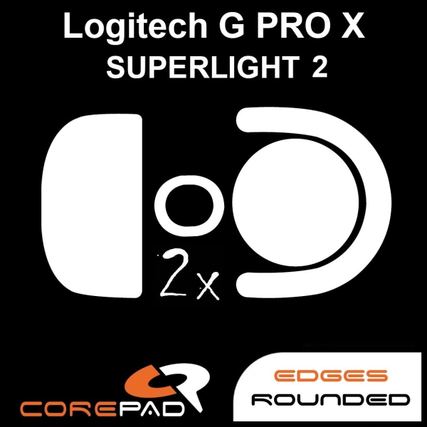 德國Corepad｜Logitech G PRO X Superlight 2｜滑鼠鼠貼腳貼GPXS 二代2