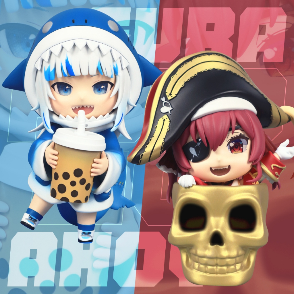 がうる・ぐら 巡遊 立体造形悠遊カード フィギュア ホロライブ』宝鐘マリンとがうる・ぐらの「hololive production 立体