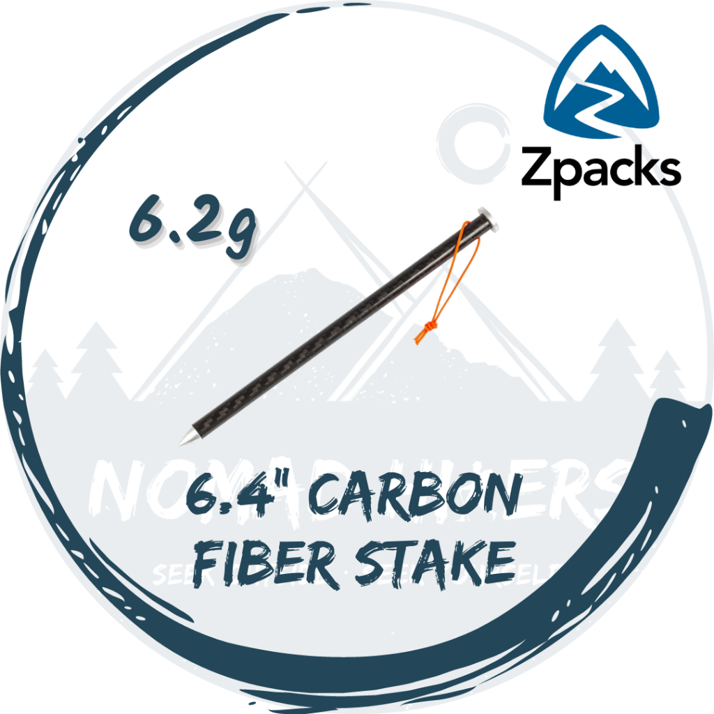 ペグ Zpacks 6.4 Carbon Fiber Stake カーボン - テント/タープ