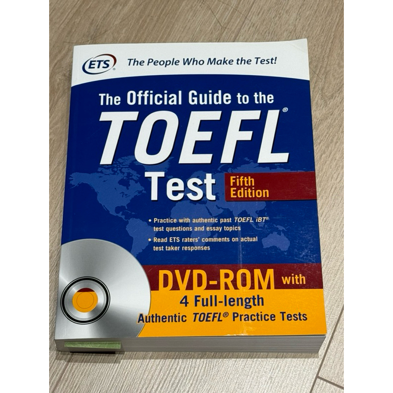 Official Guide Toefl Test 5th Edition 蝦皮購物 7770