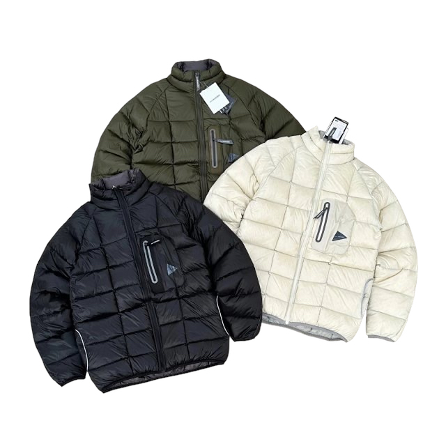 公式ウェブストア 【限定値下】and wanderdiamond stitch down vest