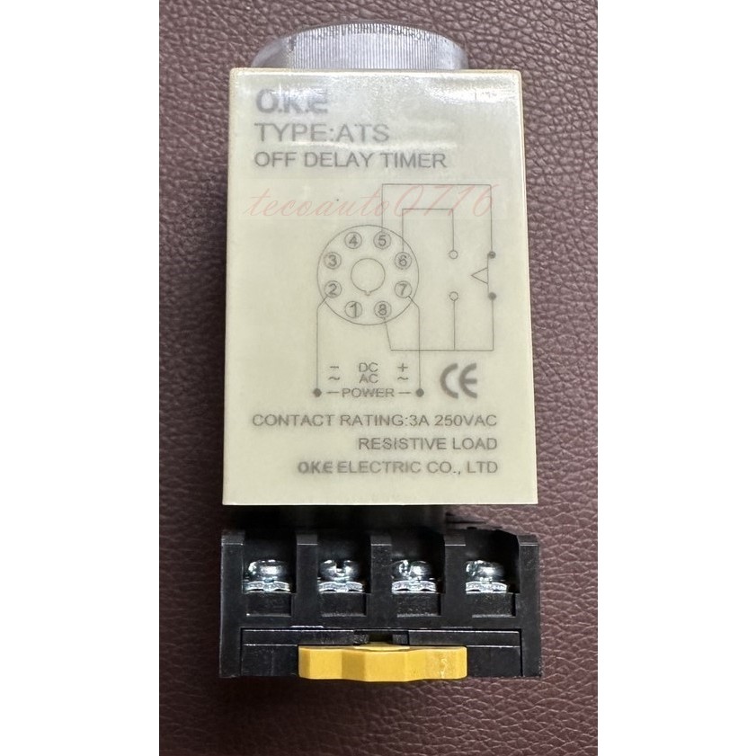 【公司貨 保固一年 附發票】OKE ATS OFF DELAY TIMER 安良 斷電延遲計時器 110/220V | 蝦皮購物