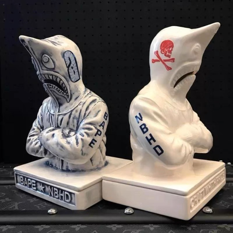 NEIGHBORHOOD BAPE APE INCENSE CHAMBER NBHD聯名*鯊魚線香座| 蝦皮購物