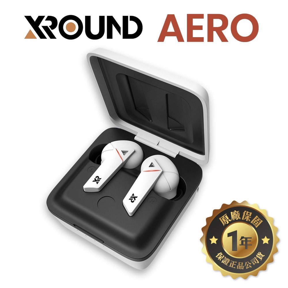 XROUND】AERO TWS 真無線藍牙耳機(黑/白兩色) | 蝦皮購物