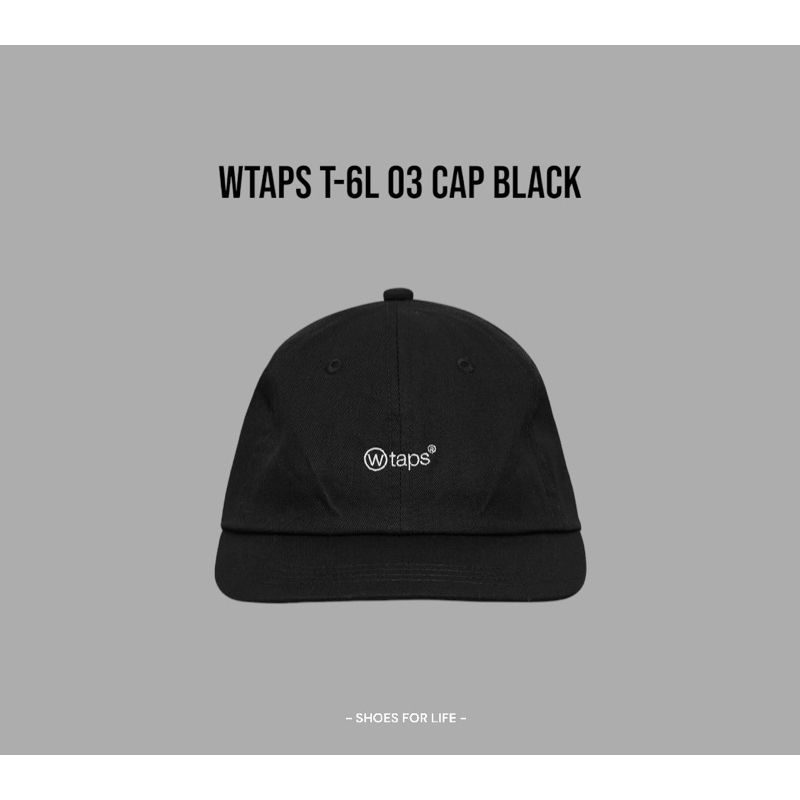 現貨- WTAPS T-6L 03 CAP BLACK 黑231HCDT-HT17 | 蝦皮購物