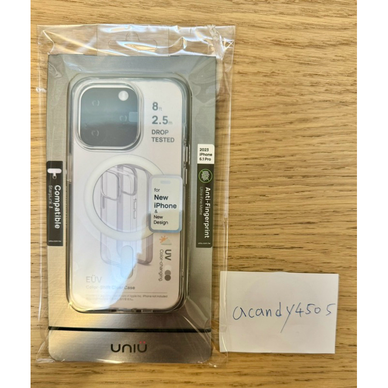 UNIU iPhone 15 Pro MagSafe | EÜV 變色透明殼 磨砂霧面 變灰版 防指紋 UNIU 15 | 蝦皮購物