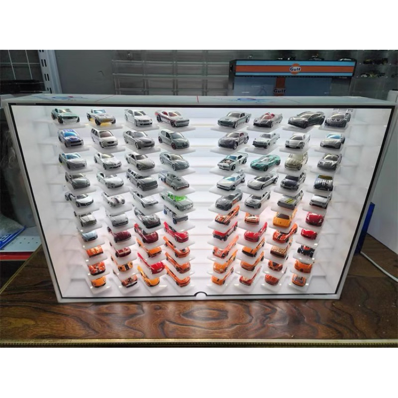 汽車模型 1:64 80格壓克力展示盒收納盒TP原廠INNO TW LCD | 蝦皮購物