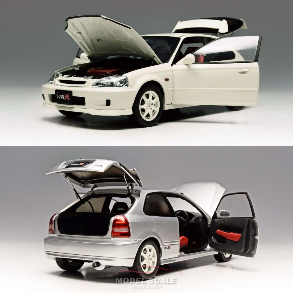 模例】MotorHelix 1/18 Honda Civic Type-R EK9 合金全可開| 蝦皮購物