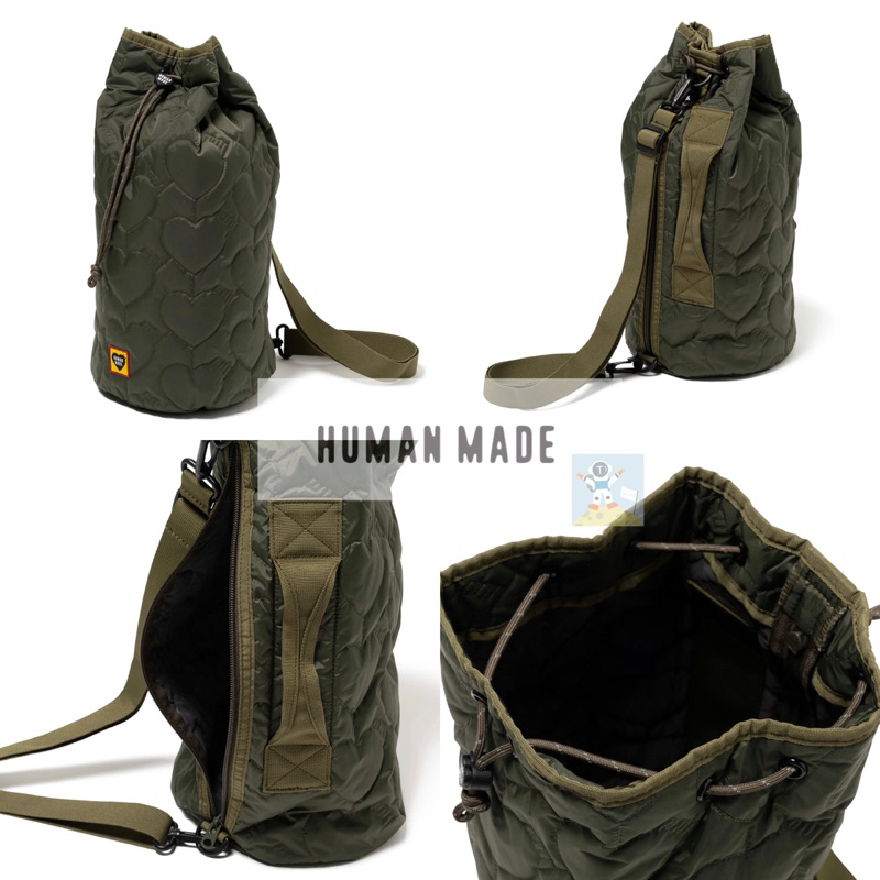 HUMAN MADE 23AW HEART QUILTING BONSACK 背帶 水壺背帶 | 蝦皮購物