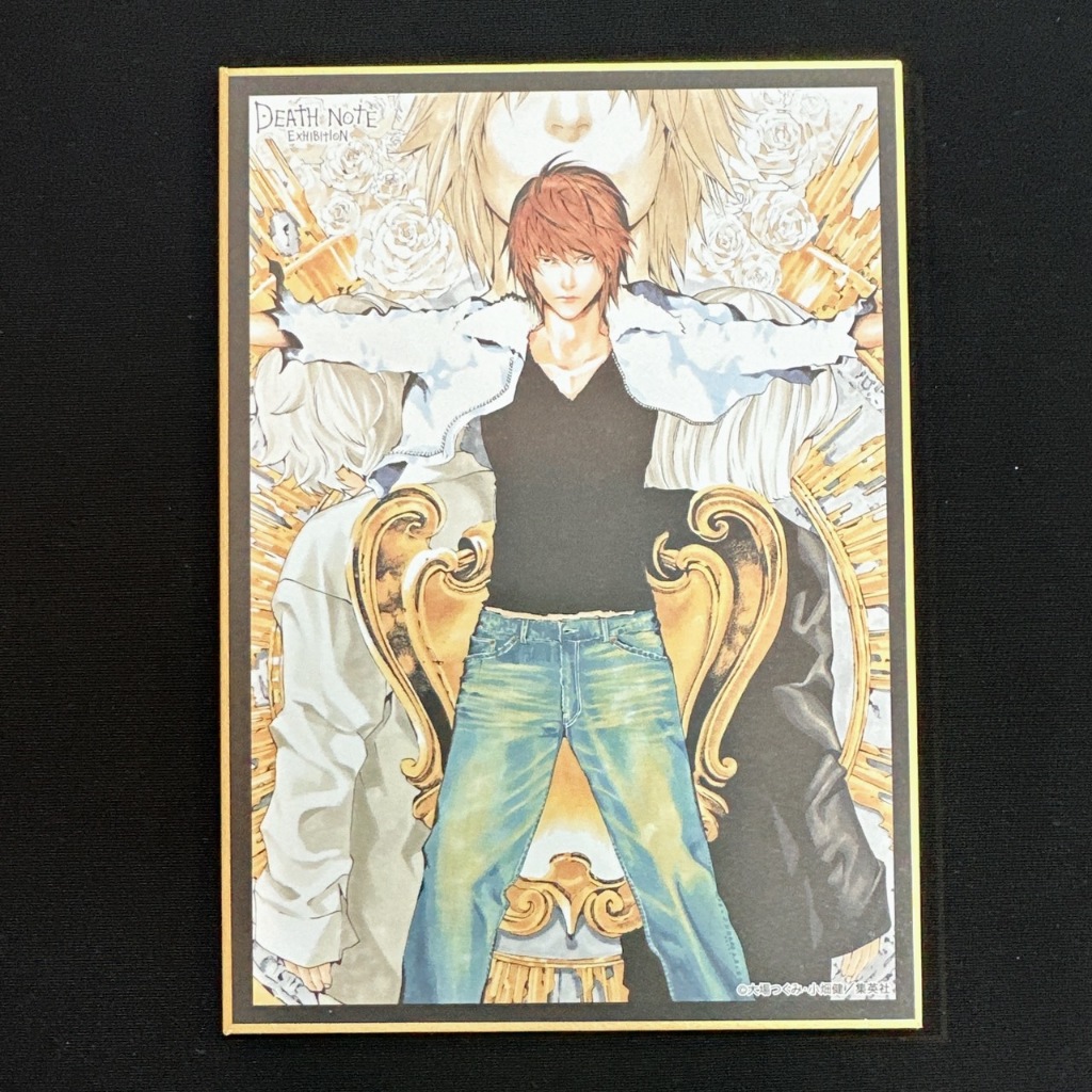 日本 DEATH NOTE 死亡筆記本 夜神月 死神 色紙 收藏卡 原畫展 限定收藏 大場鶇 小畑健 | 蝦皮購物