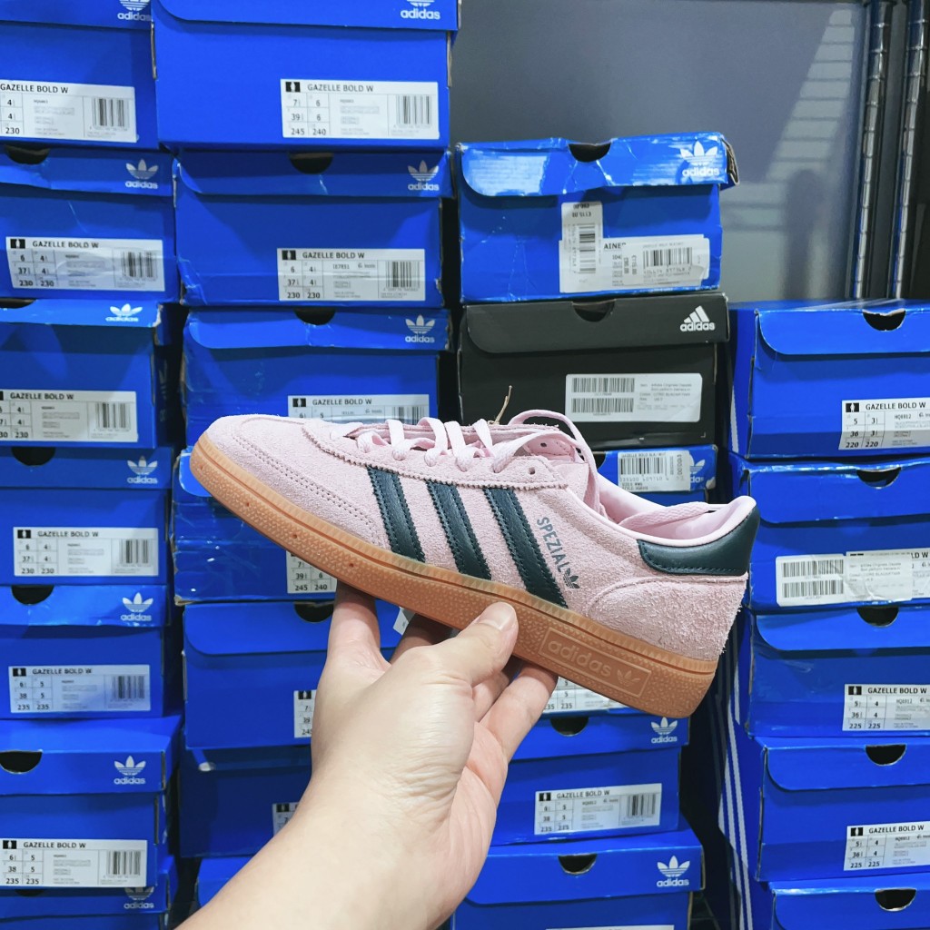 Bubble▶️現貨- Adidas Handball Spezial 髒髒粉粉紅生膠底復古IF6561