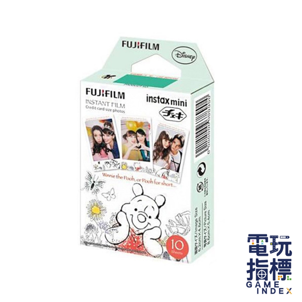 【電玩指標】十倍蝦幣 富士 Fujifilm 拍立得底片 Instax Mini 小熊維尼 Winnie 造型底片 底片 蝦皮購物