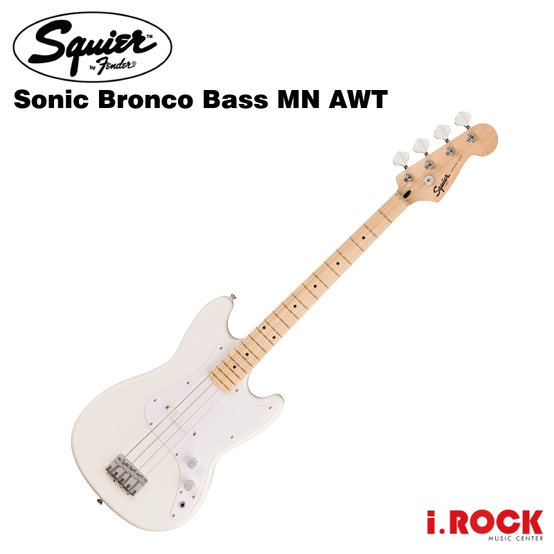 Squier Sonic Bronco Bass MN AWT 電貝斯白【i.ROCK 愛樂客樂器】BULLET 改款| 蝦皮購物