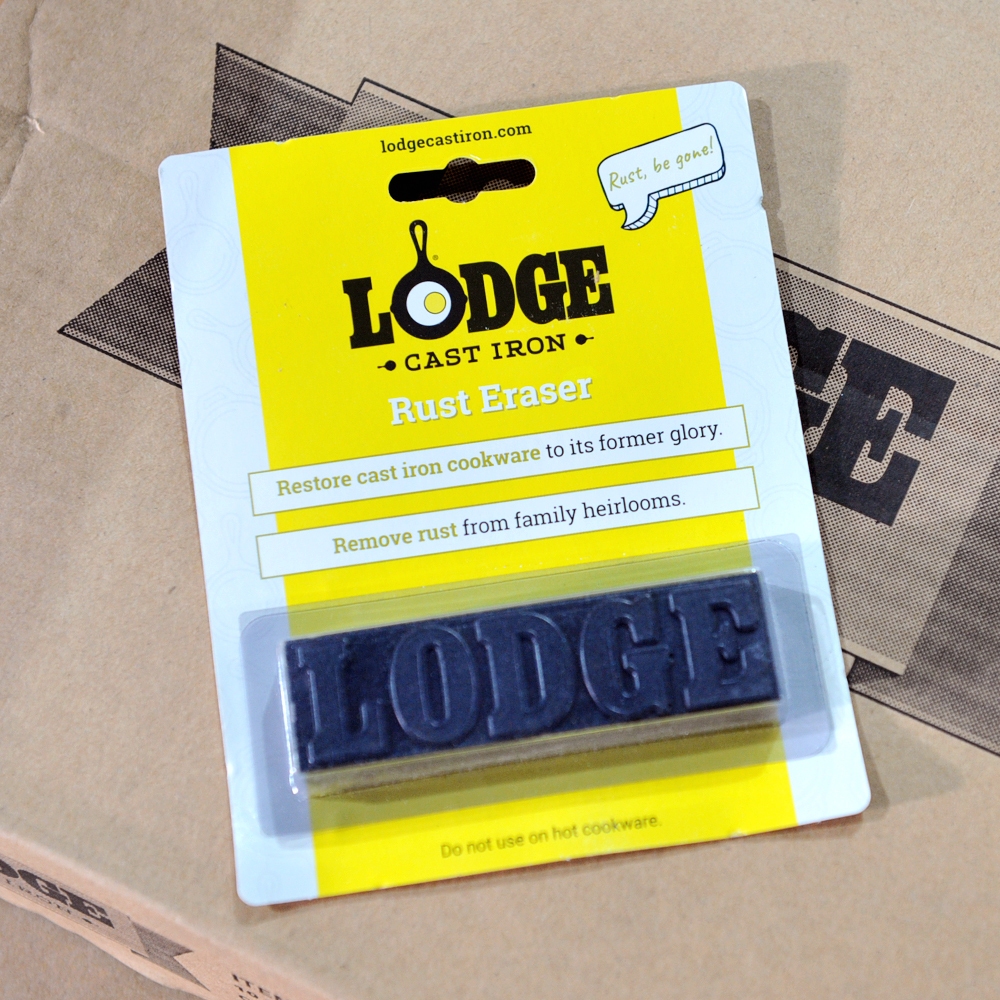 全新美國原裝 LODGE Rust Eraser 鐵鏽斑清除器 除鏽擦 蝦皮購物