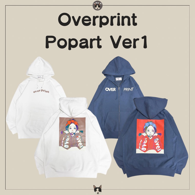 參拾10rd】日本🇯🇵代購｜Overprint Popart Ver1 hoodie | 蝦皮購物