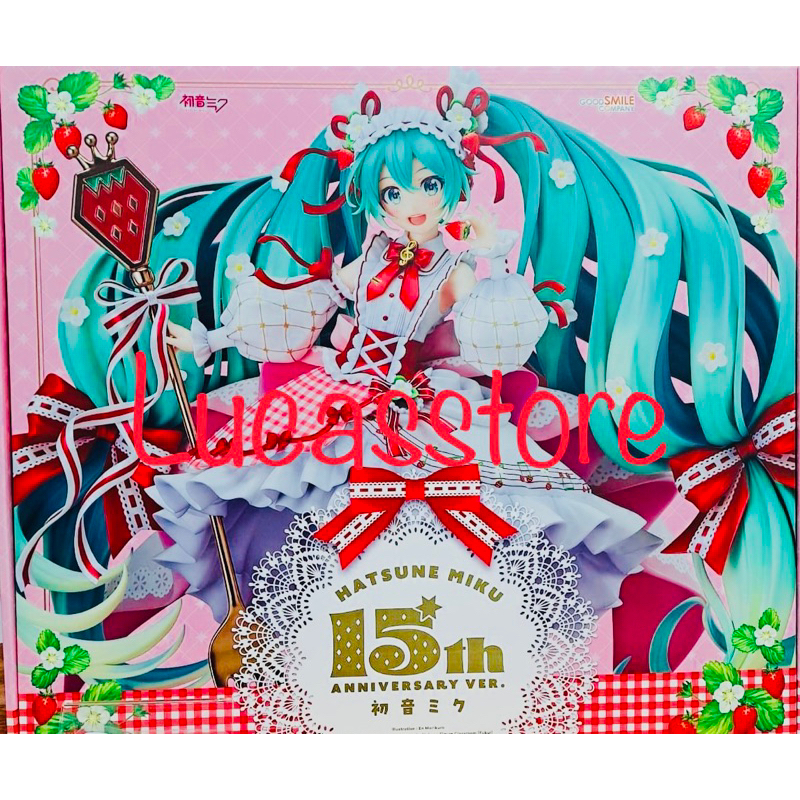 [缺貨]lucas store 23年12月 代理版 GSC 初音未來 MIKU 15週年紀念 草莓造型 1/7 | 蝦皮購物 image.
