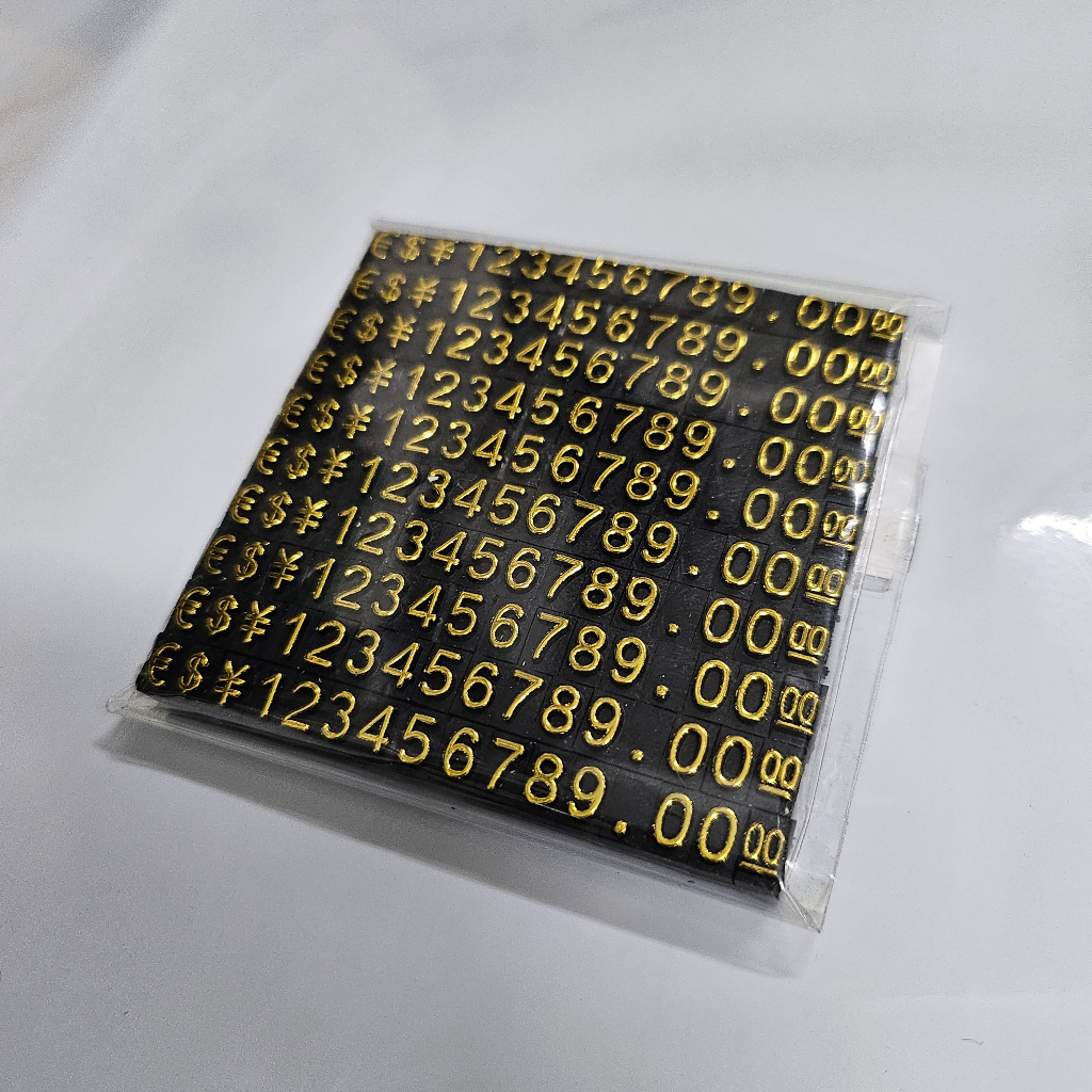 數字豆白/銀/金標價格適用標價錢數字標價牌五邊形數字豆數字牌價格牌