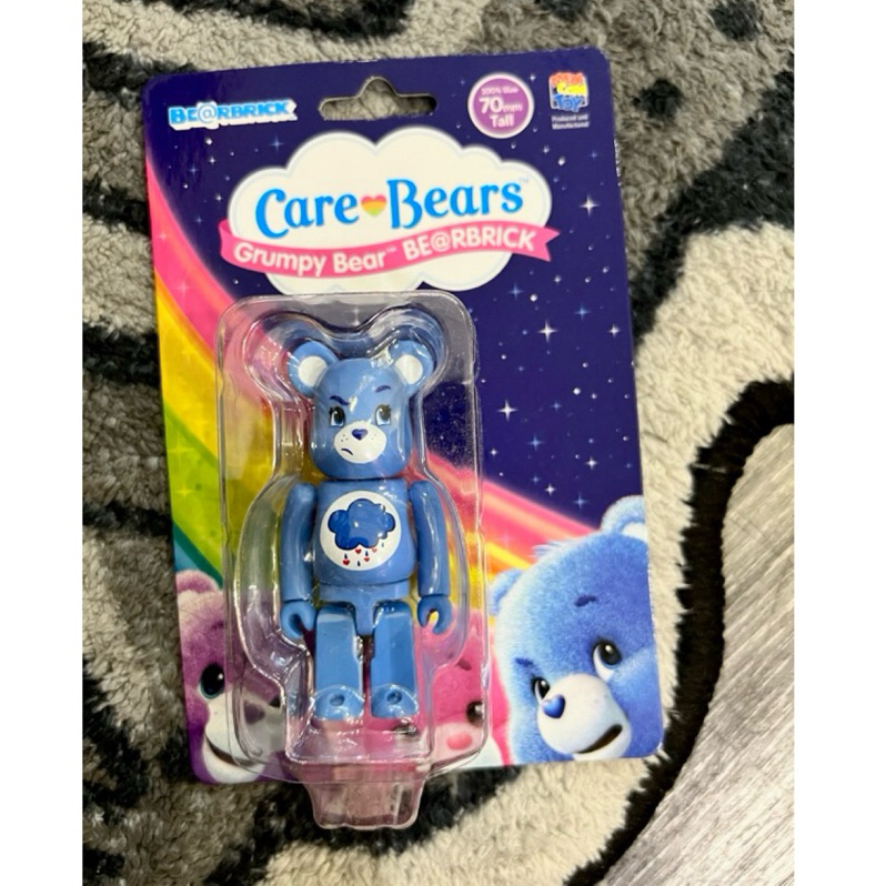 【あす楽対応】 BLS • BE@RBRICK 100% CARE BEARS GRUMPY BEAR 藍色易怒熊彩虹熊 その他