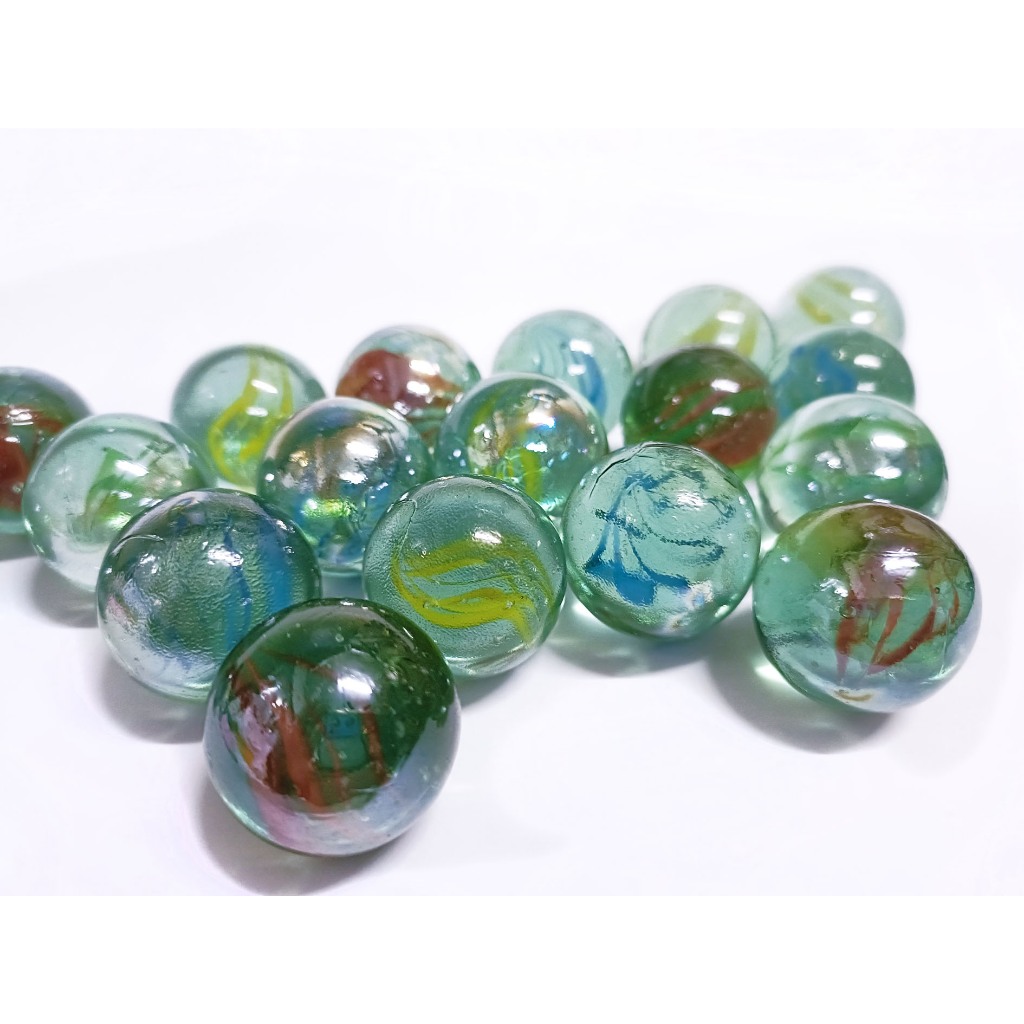 懷舊童玩 傳統玩具 4色 25mm 彈珠 中彈珠 玻璃彈珠 彈珠球 | 蝦皮購物