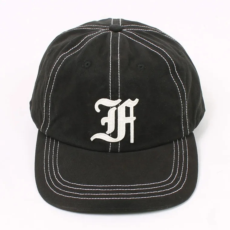 FELCO NEW SHAPE STONE WASHED TWILL BB CAP W/OLD FONT 