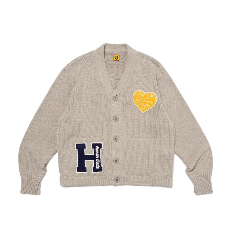 24SS HUMAN MADE LOW GAUGE KNIT CARDIGAN 全新正品| 蝦皮購物