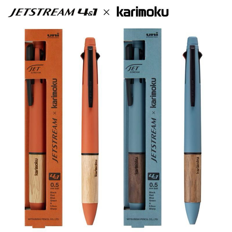 銀河文具坊】 UNI 三菱Jetstream x karimoku 多功能筆4&1 4+1 MSXE5-KF