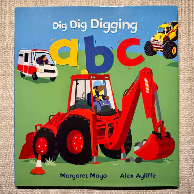 全新 Dig Dig Digging ABC 精裝｜英文繪本｜交通工具 親子共讀 車車 字母書 | 蝦皮購物