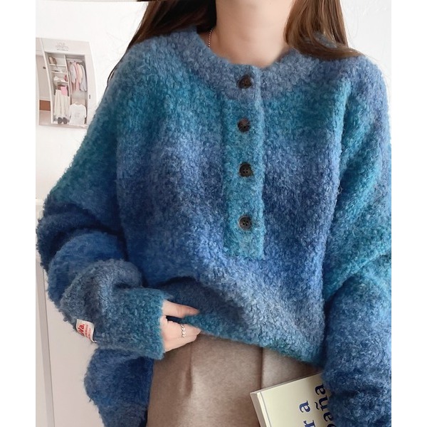 全新現貨 Classical Elf JAVA 混色毛衣藍色L號 | 蝦皮購物