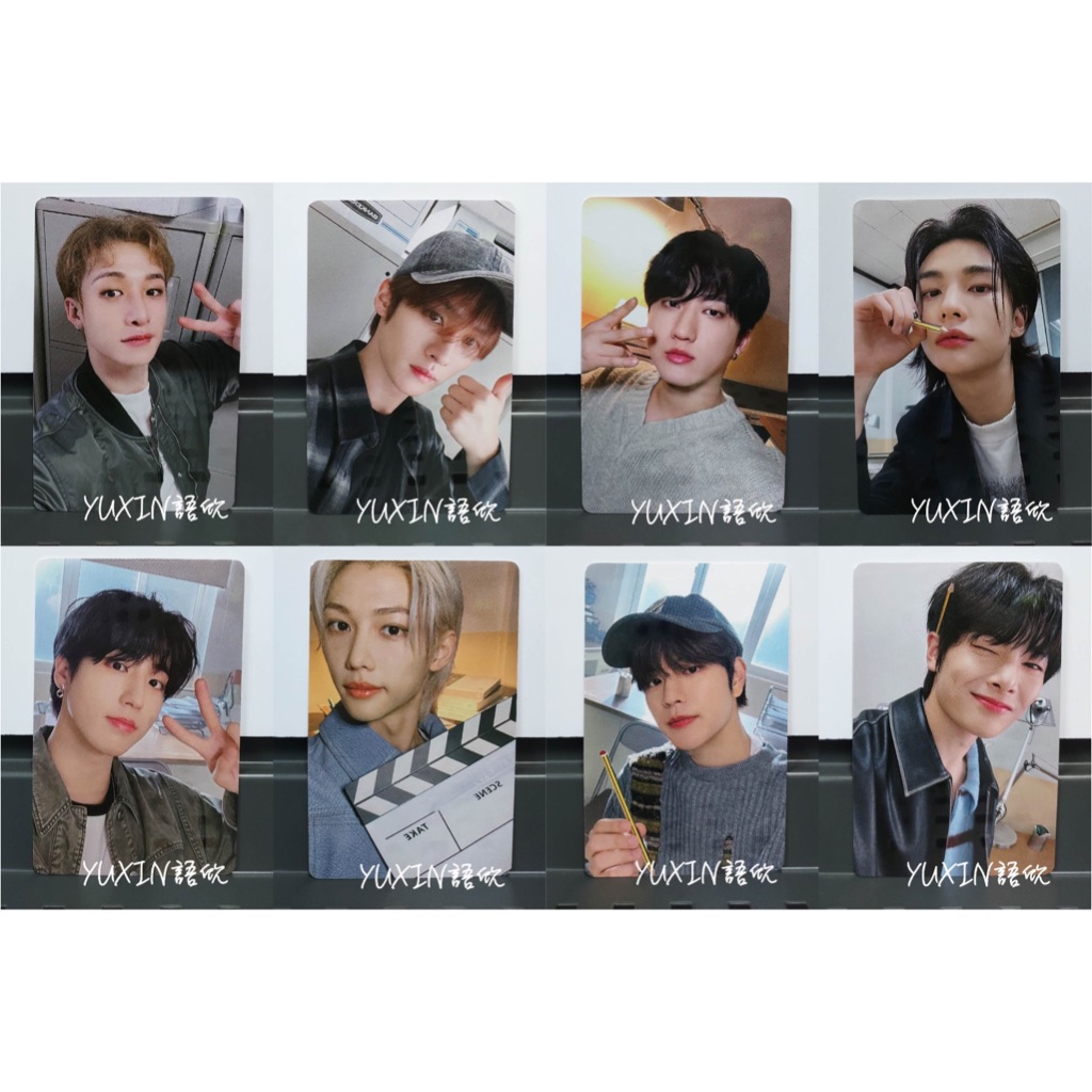 straykids 樂-STAR yzy 一直娛 トレカ 8枚セツト 現貨✓ STRAY KIDS 官方小卡迷你八輯樂-STAR 專輯一直娛yzy2.0 特典