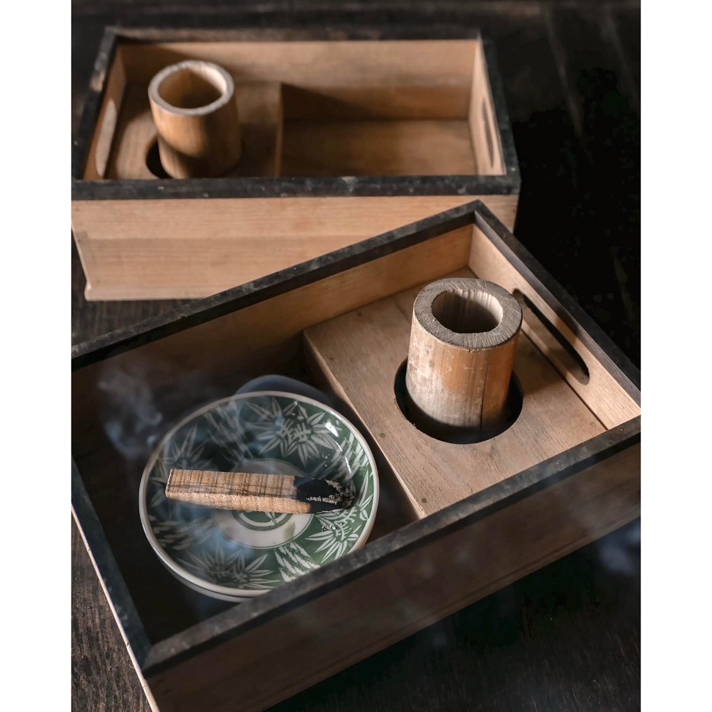 日本木製煙草盆灰皿茶道具| 蝦皮購物