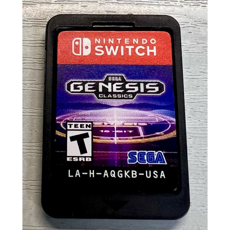 Switch SEGA 經典合輯 Genesis Classics 英文版 裸片 無盒裝 | 蝦皮購物