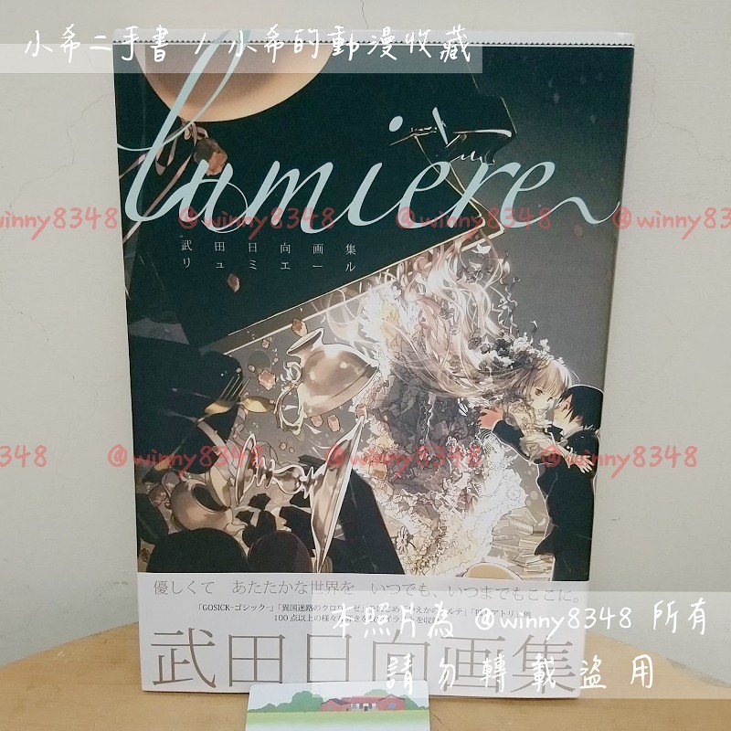 絕版美品//首刷初版【日版】武田日向畫集：lumiere KADOKAWA 異國迷宮的十字路口 GOSICK 畫冊