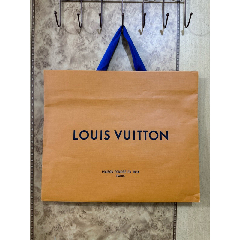 正品法國🇫🇷買回來精品大紙袋49*23*41 □品牌紙袋□Louis Vuitton路易