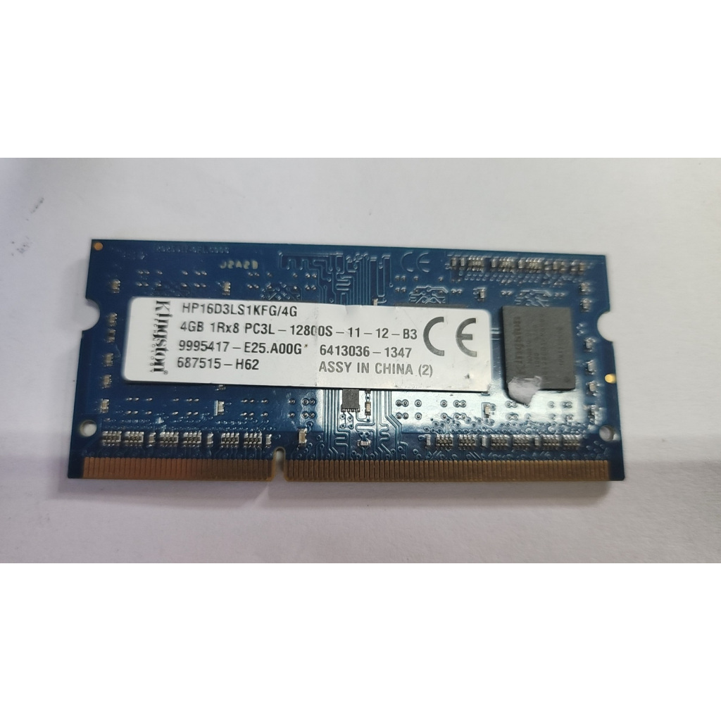 含稅 金士頓 筆記用 DDR3 1600 4GB 雙面顆粒 HP16D3LS1KFG/4G 02R803 | 蝦皮購物