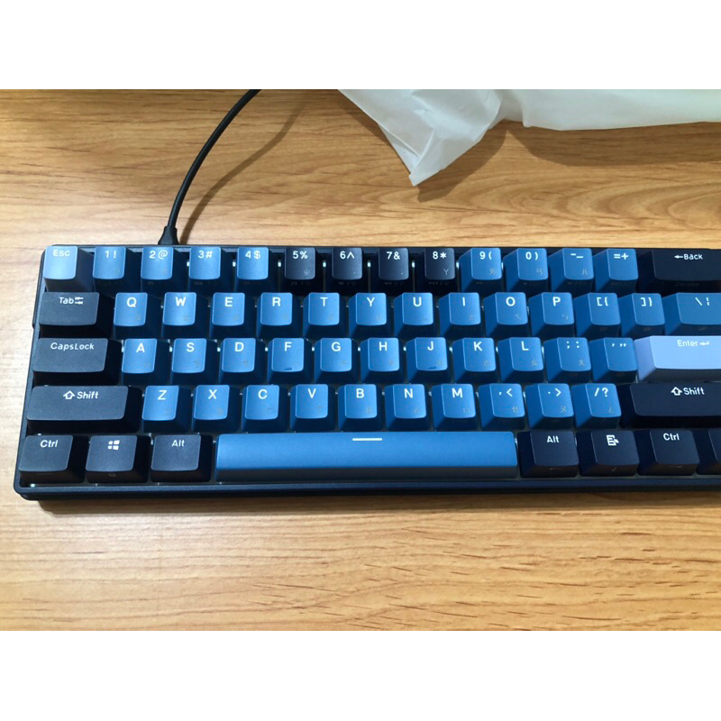 【RK】 61 PLUS機械鍵盤無線藍牙2.4G有線三模 ABS鍵帽 61鍵K黃軸 RGB 靛藍｜中文（已下訂） | 蝦皮購物
