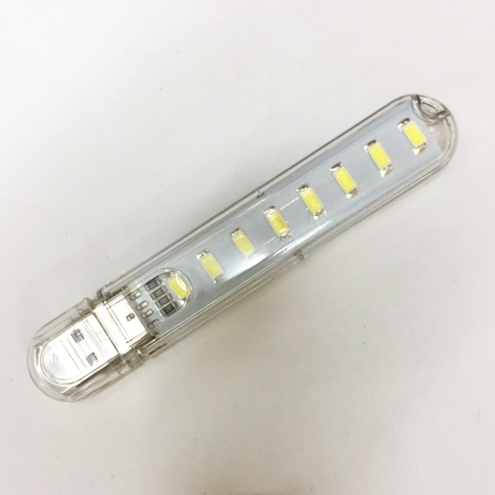 隨身碟型USB 8LED燈 USB 小夜燈 露營燈 白光 插行動電源 USB孔 檯燈 手電筒 LED | 蝦皮購物