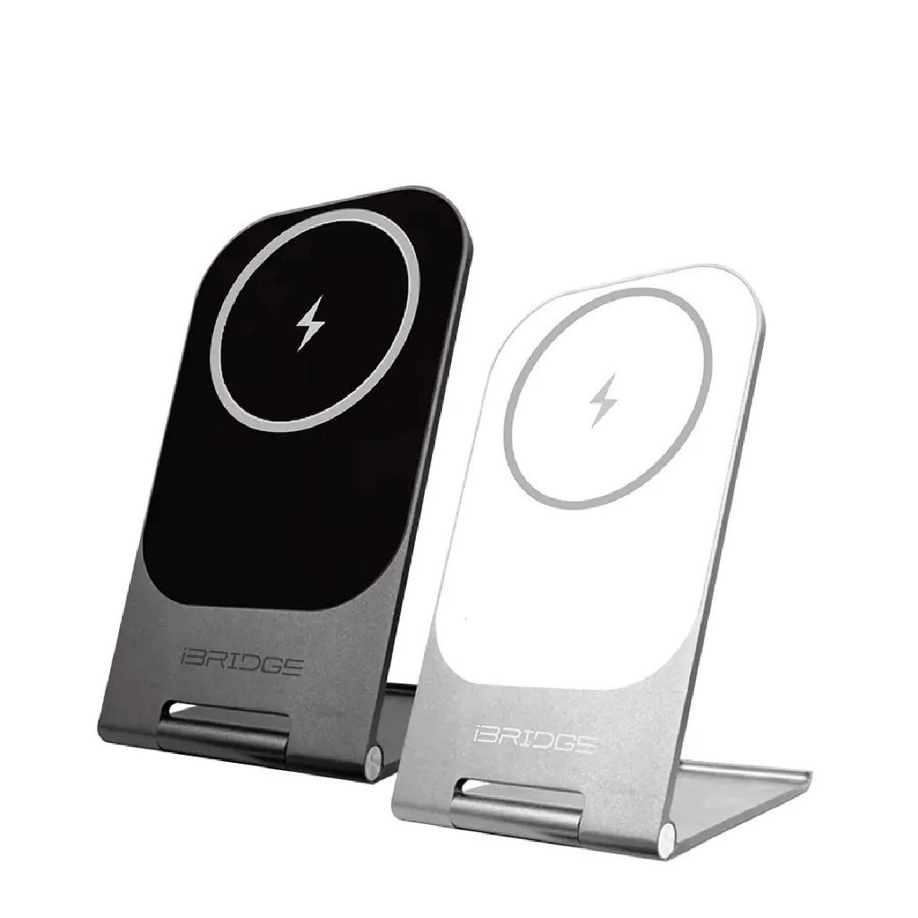 【iBRIDGE】15W IBW010 超輕薄 金屬支架 無線充電器 Magsafe 無線 輕薄 便攜 | 蝦皮購物
