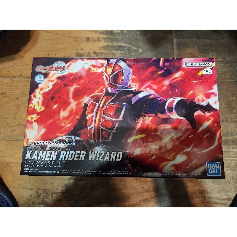 萬代 Figure-rise Standard 假面騎士 WIZARD 火焰型態 | 蝦皮購物