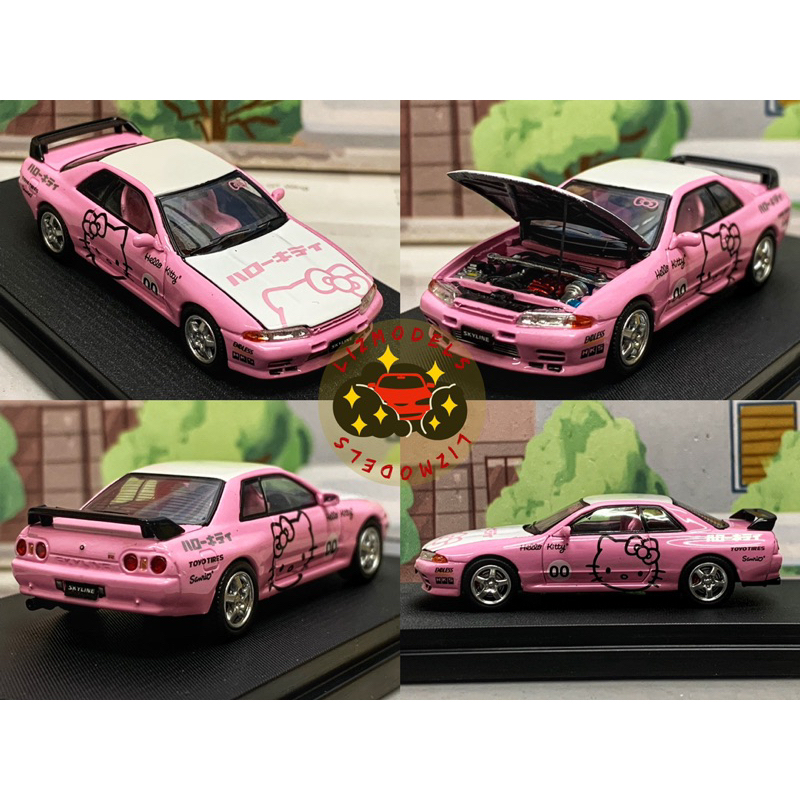🔅里氏玩具 TM 1/64 Nissan Skyline GTR Hello Kitty 凱蒂貓 R32 Nismo | 蝦皮購物